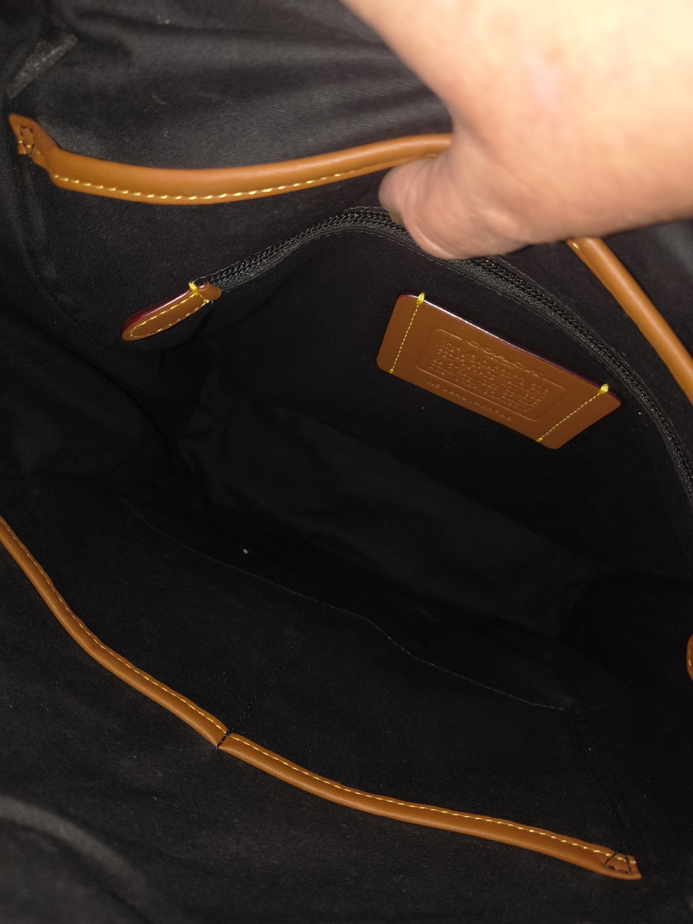 Coach Camo Leather Backpack Legacy Flap NWOT - Picture 14 of 16